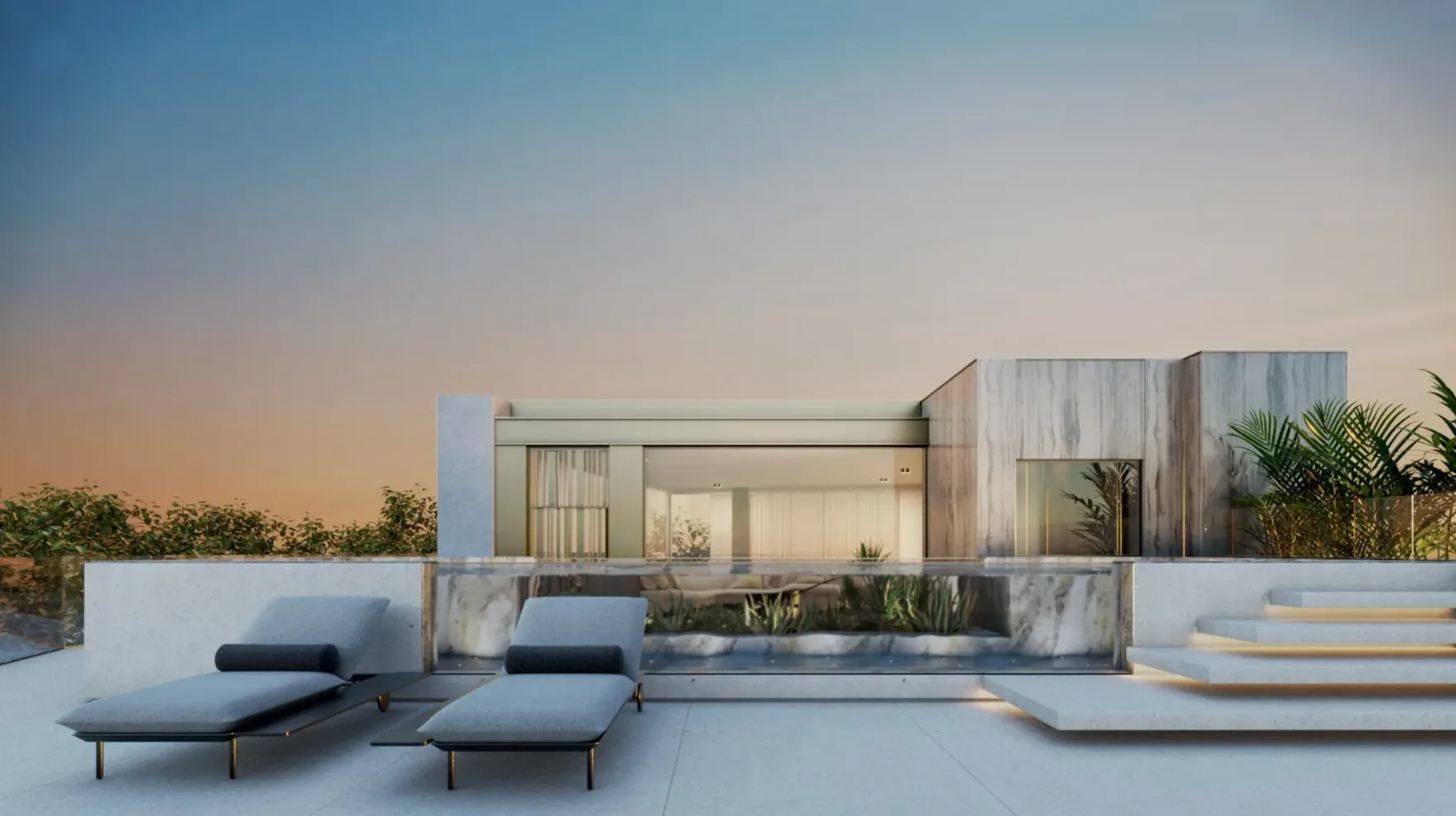 Golden White Village — Rooftop