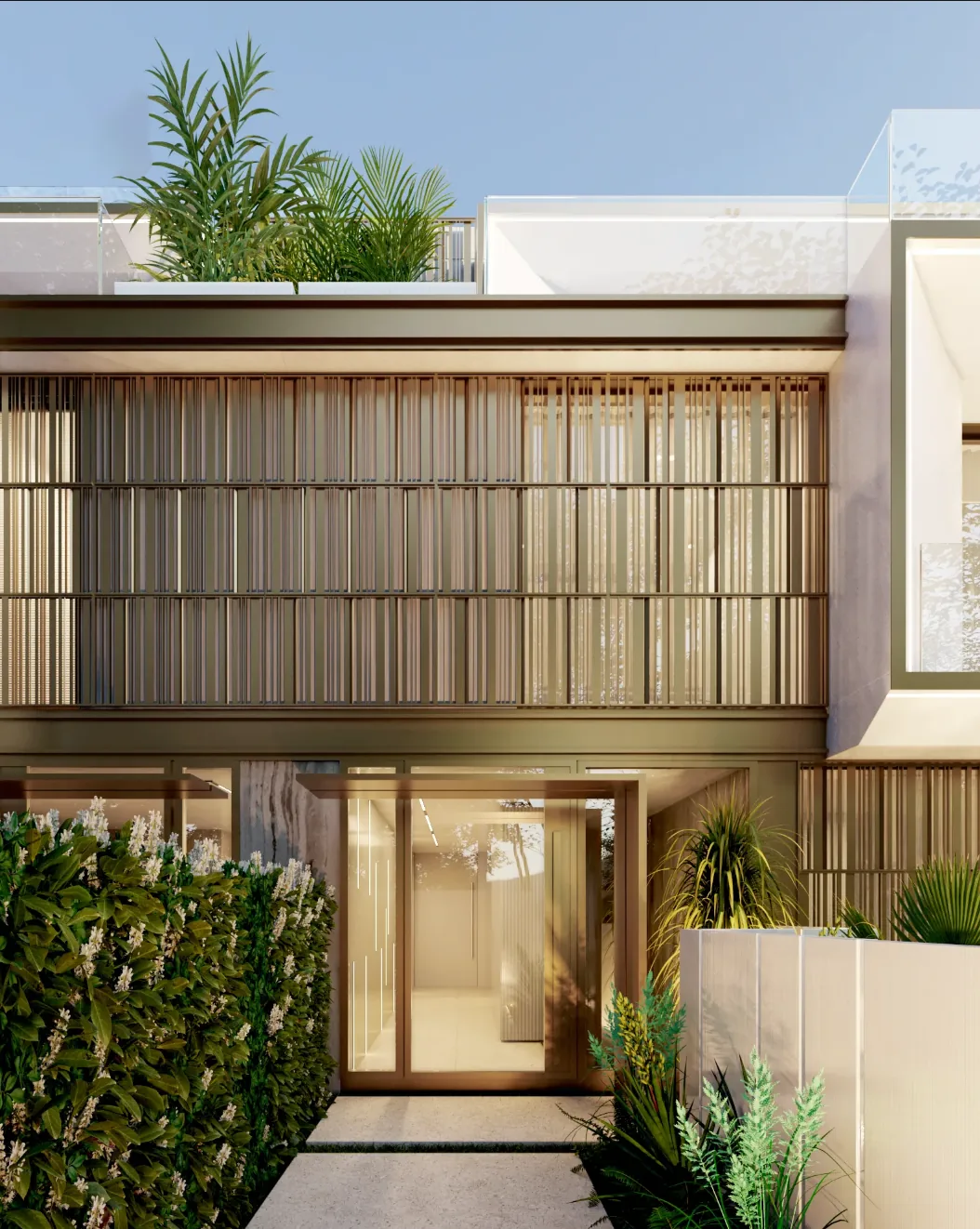 Golden White Village — Entrada